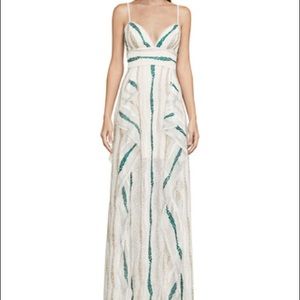 BCBG Maxazria Liliana Tulle Maxi Dress